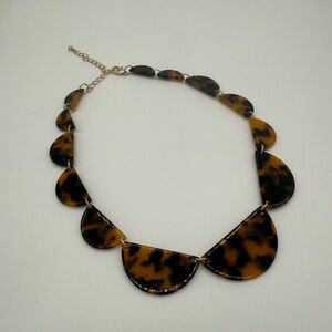 Tortoiseshell Statement Necklace